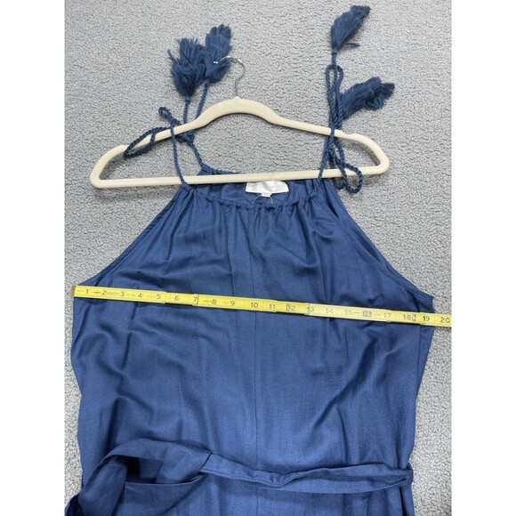 Anthropologie Corey Lynn Calter Jumpsuit Women Blue Sleeveless Linen Small NWT - Picture 8 of 10